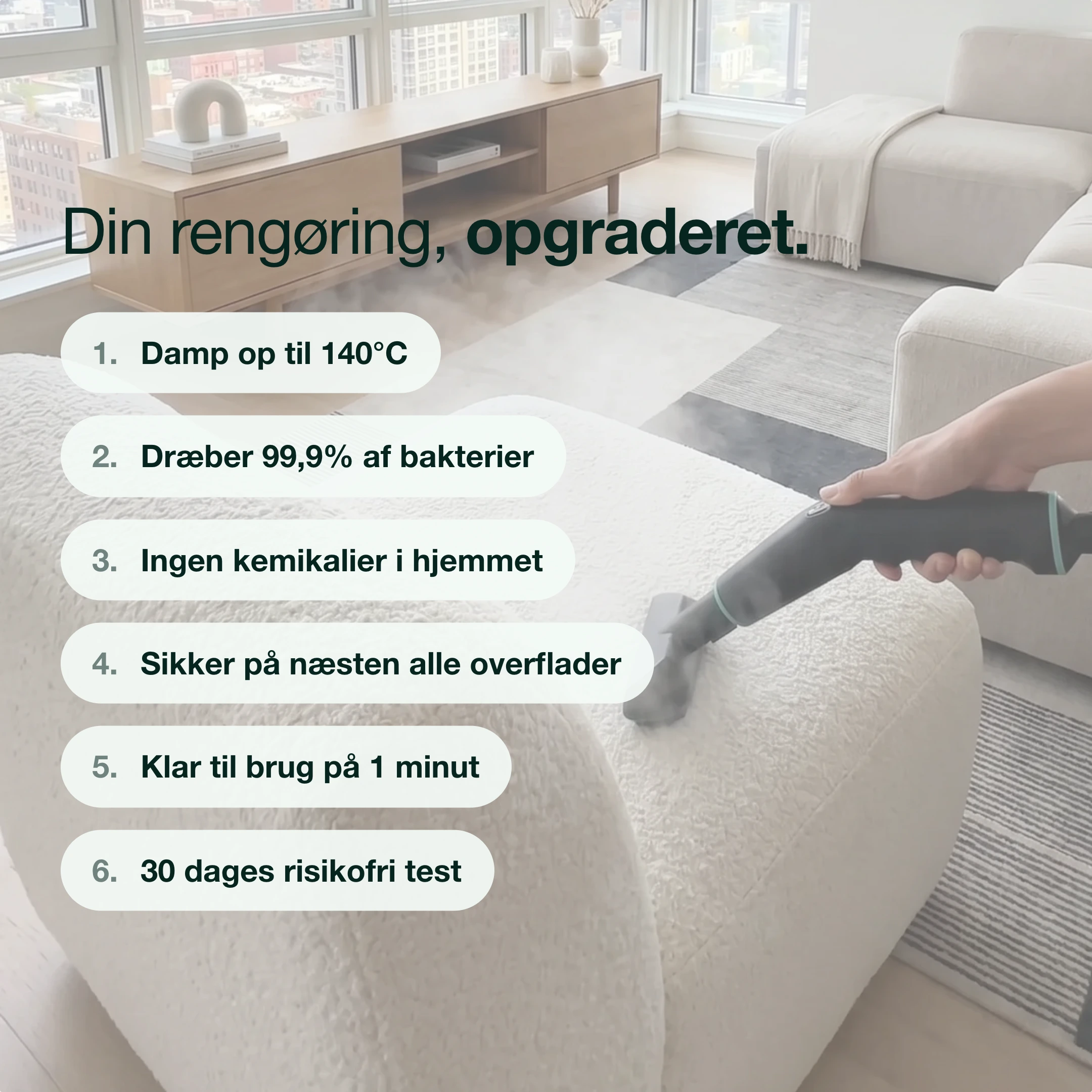 PILO™ Damprenser – funktioner